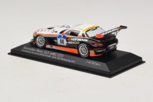 Mercedes SLS AMG GT3 #66 Hankook C. Frankenhout / Simonsen 24 Hours of Nurburgring 2012 Minichamps 1:43 437123266 Metal - imaginea 3 din 4