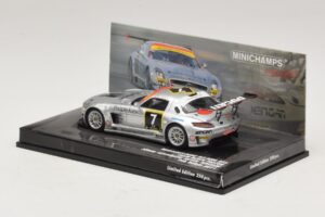 Mercedes SLS AMG GT3 #7 Black Falcon Jager / Seyffarth 24 Hours of Dubai 2011 Minichamps 1:43 437110307 Metal - imaginea 3 din 5