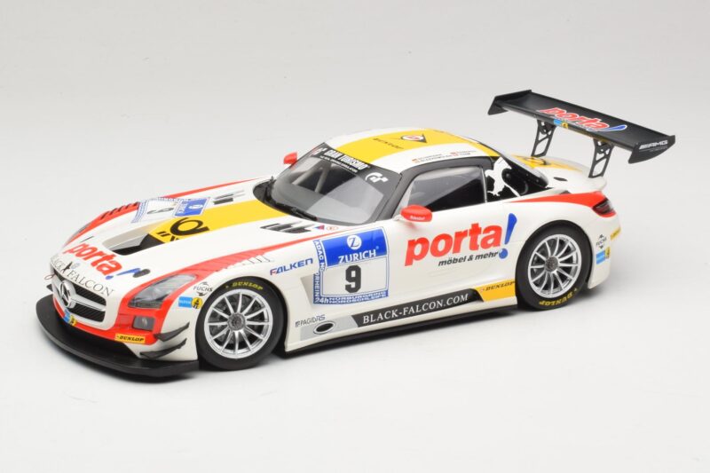 Mercedes SLS AMG GT3 #9 B. Schneider / J. Bleekemolen Black Falcon 24 Hours of Nurburgring Winner 2013 Minichamps 1:18 Mercedes SLS AMG GT3 #9 B. Schneider / J. Bleekemolen Black Falcon 24 Hours of Nurburgring Winner 2013 Minichamps 1:18 151133