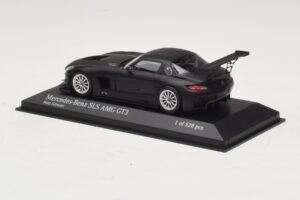 Mercedes SLS AMG GT3 Negru Mat Minichamps 1:43 410113200 Metal - imaginea 3 din 4