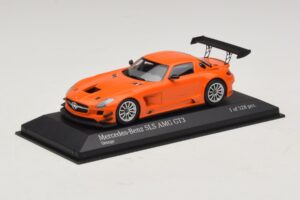 Mercedes SLS AMG GT3 Street Orange Minichamps 1:43 410113204 Metal - imaginea 2 din 4