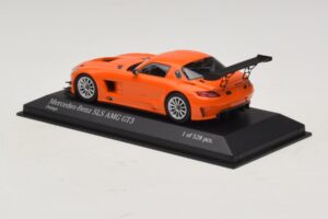 Mercedes SLS AMG GT3 Street Orange Minichamps 1:43 410113204 Metal - imaginea 3 din 4
