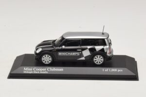 Mini Cooper Clubman R55 Negru Metalizat Minichamps 1:43 431138672 Metal
