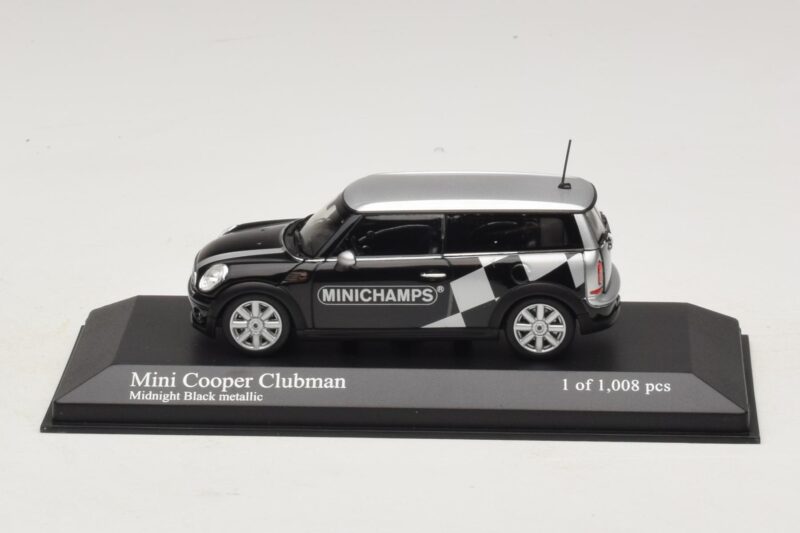 Mini Cooper Clubman R55 Negru Metalizat Minichamps 1:43 431138672 Metal