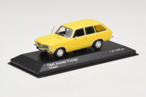 Opel Ascona A Voyage Galben Minichamps 1:43 400045811 Metal - imaginea 2 din 4