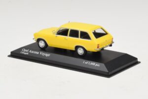 Opel Ascona A Voyage Galben Minichamps 1:43 400045811 Metal - imaginea 3 din 4