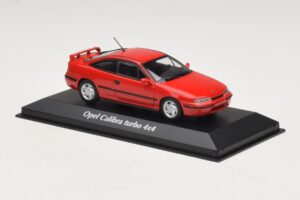 Opel Calibra Turbo 4x4 Roșu Maxichamps 1:43 940045721 Metal - imaginea 3 din 4
