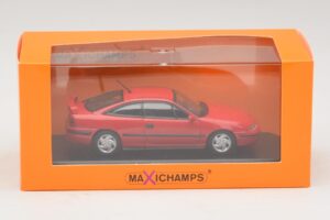 Opel Calibra Turbo 4x4 Roșu Maxichamps 1:43 940045721 Metal - imaginea 4 din 4