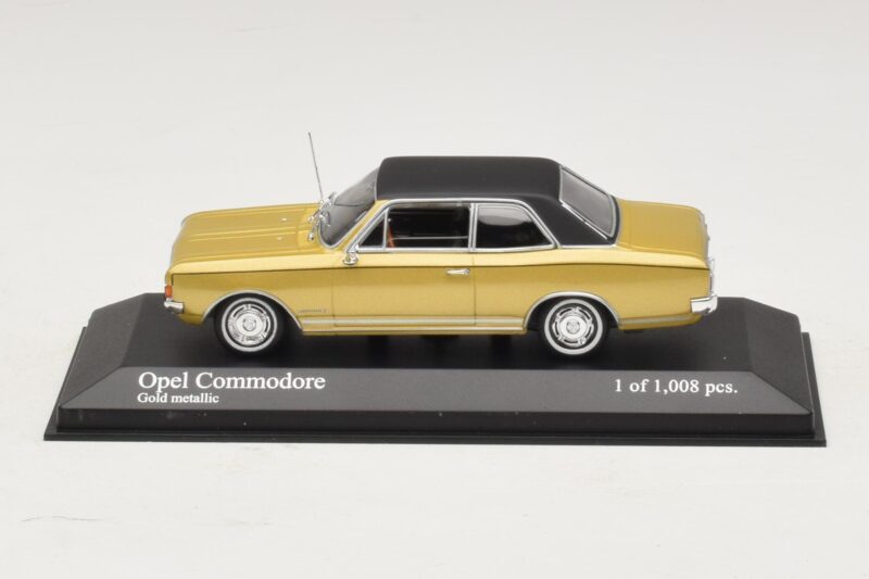 Opel Commodore A Auriu Metalizat Minichamps 1:43 430046165 Metal