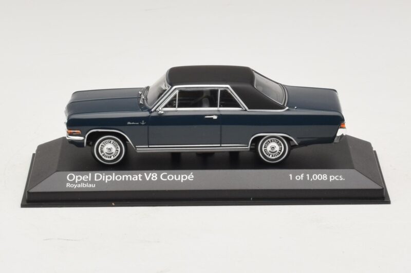 Opel Diplomat A V8 Coupe Albastru Închis Minichamps 1:43 400048021 Metal