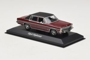 Opel Diplomat B Roșu Închis Maxichamps 1:43 940046071 Metal - imaginea 3 din 4