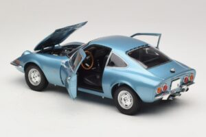 Opel GT Blue Metallic Minichamps 1:18 180049030 Metal - imaginea 5 din 8