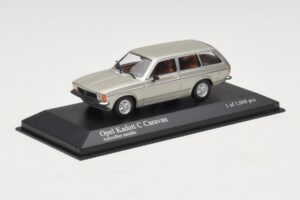 Opel Kadett C Caravan Silver Metallic Minichamps 1:43 400048111 Metal - imaginea 2 din 4