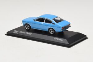 Opel Kadett C Coupe Albastru Minichamps 1:43 430045628 Metal - imaginea 3 din 4
