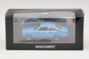 Opel Kadett C Coupe Albastru Minichamps 1:43 430045628 Metal - imaginea 4 din 4