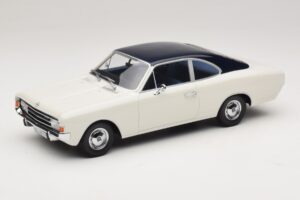 Opel Rekord C Cupe Alb Albastru Minichamps 1:18 107047021 Rășină