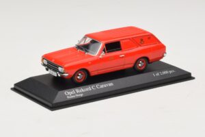 Opel Rekord Caravan Norwegian Post Minichamps 1:43 433046195 Metal - imaginea 2 din 4