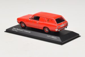 Opel Rekord Caravan Norwegian Post Minichamps 1:43 433046195 Metal - imaginea 3 din 4