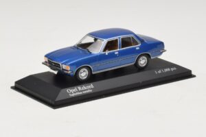 Opel Rekord D Albastru Metalizat Minichamps 1:43 400044002 Metal - imaginea 2 din 4