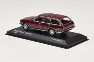 Opel Rekord D Caravan Roșu Minichamps 1:43 400044012 Metal - imaginea 3 din 4