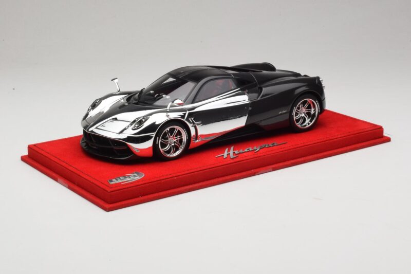 Pagani Huayra Chrome Silver Exemplar Unic BBR 1:18 P1873CM Rășină