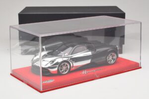Pagani Huayra Chrome Silver Exemplar Unic BBR 1:18 P1873CM Rășină - imaginea 7 din 7