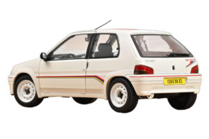 Peugeot 106 Rallye 1.3 Alb Norev 1:18 184920 Metal - imaginea 3 din 3