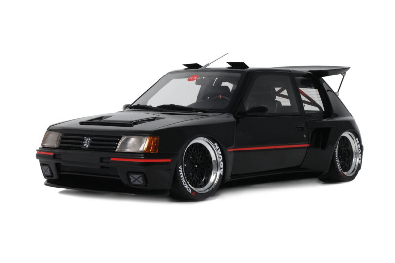 Peugeot 205 Khyzyl Saleem Negru Otto 1:18 Peugeot 205 Khyzyl Saleem Negru Otto 1:18 OT1257 Rășină