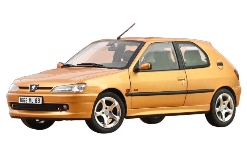 Peugeot 306 S16 Blaze Yellow Norev 1:18 Peugeot 306 S16 Blaze Yellow Norev 1:18 184940 Metal