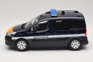 Peugeot Partner Gendarmerie Albastru Închis Norev 1:18 184890 Metal - imaginea 3 din 6