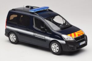 Peugeot Partner Gendarmerie Albastru Închis Norev 1:18 184890 Metal - imaginea 4 din 6