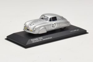 Porsche 356 #47 Sauerwein / Brunet 24 Hours of Le Mans 1951 Minichamps 1:43 400516747 Metal - imaginea 2 din 4