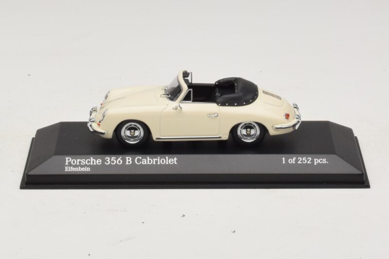 Porsche 356 B Cabriolet Alb Fildeș Minichamps 1:43 Porsche 356 B Cabriolet Alb Fildeș Minichamps 1:43 400064332 Metal