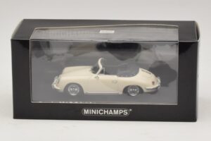 Porsche 356 B Cabriolet Alb Fildeș Minichamps 1:43 400064332 Metal - imaginea 4 din 4