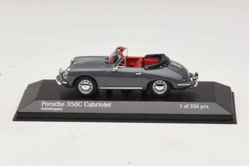 Porsche 356C Cabriolet Gri Minichamps 1:43 430062339 Metal
