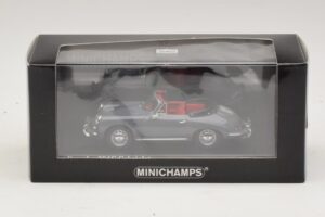 Porsche 356C Cabriolet Gri Minichamps 1:43 430062339 Metal - imaginea 4 din 4