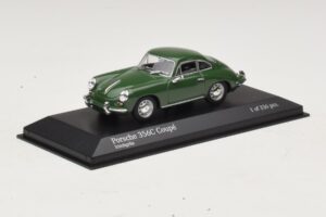 Porsche 356C Verde Închis Minichamps 1:43 430062329 Metal - imaginea 2 din 4