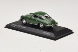 Porsche 356C Verde Închis Minichamps 1:43 430062329 Metal - imaginea 3 din 4