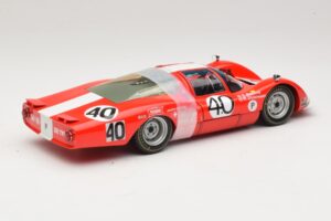 Porsche 906 LH Squadra Tartaruga #40 D. Spoerry / R. Steinemann 12 Hours of Sebring 1967 Minichamps 1:18 100676140 Metal - imaginea 3 din 8