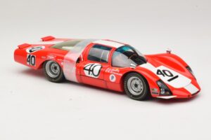 Porsche 906 LH Squadra Tartaruga #40 D. Spoerry / R. Steinemann 12 Hours of Sebring 1967 Minichamps 1:18 100676140 Metal - imaginea 6 din 8