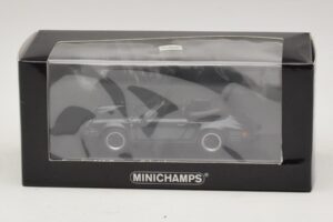Porsche 911 930 Carrera Cabriolet Gri Metalizat Minichamps 1:43 430062037 Metal - imaginea 4 din 4