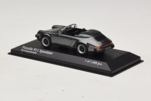 Porsche 911 930 Speedster Gri Metalizat Minichamps 1:43 430066135 Metal - imaginea 3 din 4