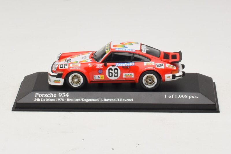 Porsche 911 934 #69 Braillard / Dagoreau 24 Hours of Le Mans 1978 Minichamps 1:43 Porsche 911 934 #69 Braillard / Dagoreau 24 Hours of Le Mans 1978 Minichamps 1:43 400786469 Metal