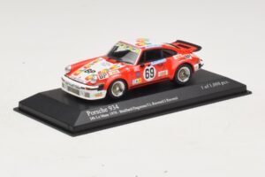 Porsche 911 934 #69 Braillard / Dagoreau 24 Hours of Le Mans 1978 Minichamps 1:43 400786469 Metal - imaginea 2 din 4