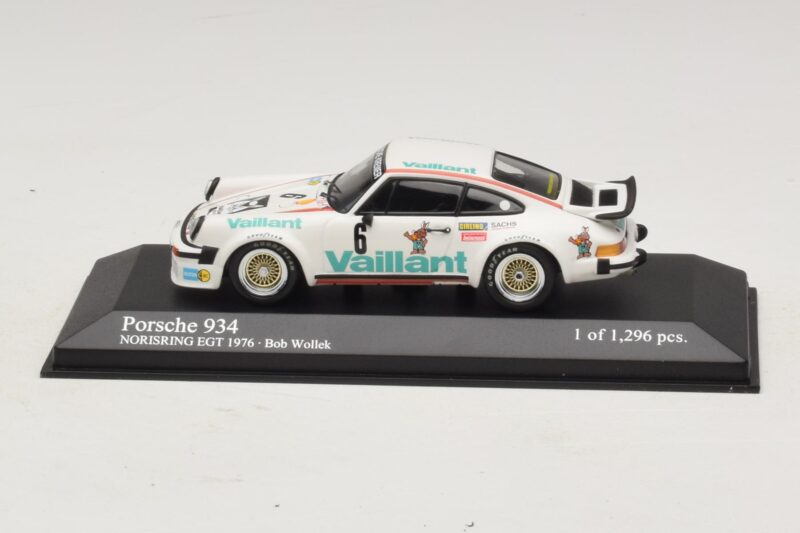 Porsche 911 934 Vaillant #6 B. Wollek Norisring EGT 1976 Minichamps 1:43 Porsche 911 934 Vaillant #6 B. Wollek Norisring EGT 1976 Minichamps 1:43 400766496 Metal