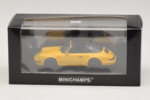Porsche 911 964 Targa Galben Minichamps 1:43 400061367 Metal - imaginea 4 din 4