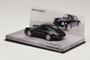 Porsche 911 964 Turbo S 3.6 Aniversar 30 De Ani Negru Minichamps 1:43 436069171 Metal - imaginea 3 din 5