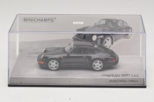 Porsche 911 964 Turbo S 3.6 Aniversar 30 De Ani Negru Minichamps 1:43 436069171 Metal - imaginea 4 din 5