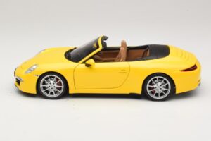 Porsche 911 991 Carrera S Cabriolet Galben Minichamps 1:18 100061031 Metal - imaginea 4 din 8
