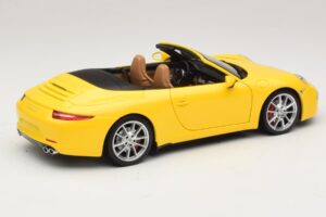 Porsche 911 991 Carrera S Cabriolet Galben Minichamps 1:18 100061031 Metal - imaginea 3 din 8